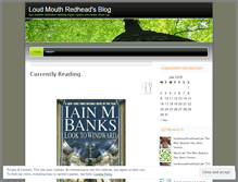 Tablet Screenshot of loudmouthredhead.wordpress.com