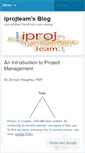 Mobile Screenshot of iprojteam.wordpress.com