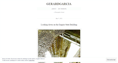 Desktop Screenshot of gerardgarcia.wordpress.com