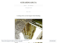 Tablet Screenshot of gerardgarcia.wordpress.com