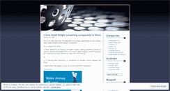 Desktop Screenshot of mydeathknight.wordpress.com