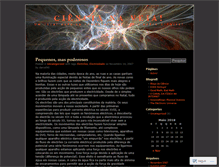 Tablet Screenshot of ciencianaveia.wordpress.com