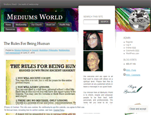 Tablet Screenshot of mediumsworld.wordpress.com