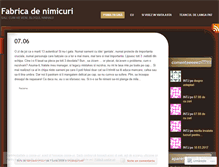 Tablet Screenshot of fabricadenimicuri.wordpress.com