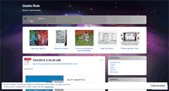 Desktop Screenshot of geeksrule10.wordpress.com