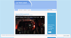Desktop Screenshot of lahoraazul.wordpress.com