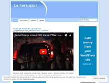 Tablet Screenshot of lahoraazul.wordpress.com