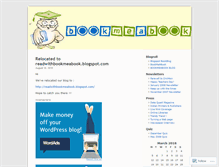 Tablet Screenshot of bookmeabook.wordpress.com