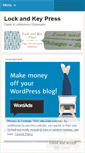 Mobile Screenshot of lockandkeypress.wordpress.com