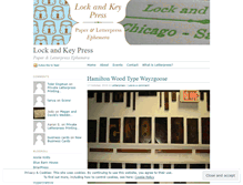 Tablet Screenshot of lockandkeypress.wordpress.com