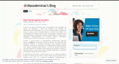 Desktop Screenshot of maosdeminas.wordpress.com