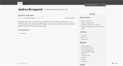 Desktop Screenshot of andersrevsgaard.wordpress.com