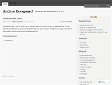 Tablet Screenshot of andersrevsgaard.wordpress.com