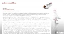 Desktop Screenshot of defnesumanblog.wordpress.com