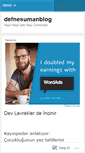 Mobile Screenshot of defnesumanblog.wordpress.com