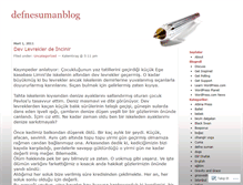 Tablet Screenshot of defnesumanblog.wordpress.com