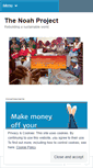Mobile Screenshot of noahsprojectblog.wordpress.com