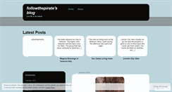 Desktop Screenshot of followthepirate.wordpress.com