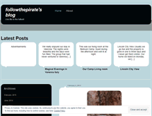 Tablet Screenshot of followthepirate.wordpress.com