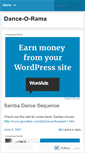 Mobile Screenshot of danceorama.wordpress.com