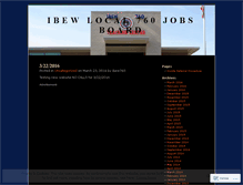 Tablet Screenshot of jobs760.wordpress.com