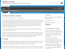 Tablet Screenshot of digitalinnovators.wordpress.com
