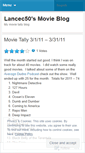 Mobile Screenshot of movietallyblog.wordpress.com