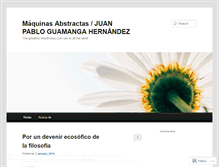 Tablet Screenshot of maquinasabstractas.wordpress.com