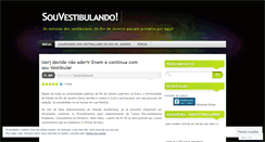 Desktop Screenshot of noticiasdevestibular.wordpress.com