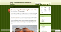 Desktop Screenshot of friendsxdating.wordpress.com