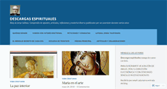 Desktop Screenshot of descargasespirituales.wordpress.com