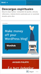 Mobile Screenshot of descargasespirituales.wordpress.com