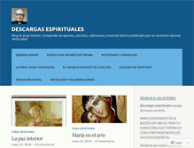 Tablet Screenshot of descargasespirituales.wordpress.com