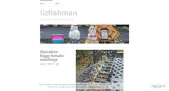 Desktop Screenshot of lizfishman.wordpress.com