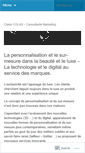 Mobile Screenshot of clairecolas.wordpress.com