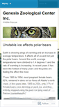 Mobile Screenshot of genesiszooci.wordpress.com