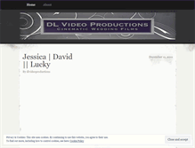 Tablet Screenshot of dlvideoproductions.wordpress.com