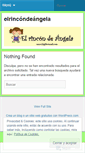 Mobile Screenshot of elrincondeangela.wordpress.com