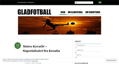 Desktop Screenshot of gladfotball.wordpress.com