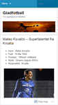 Mobile Screenshot of gladfotball.wordpress.com