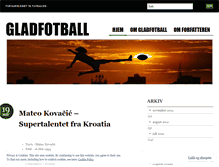 Tablet Screenshot of gladfotball.wordpress.com