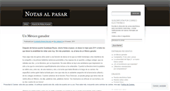 Desktop Screenshot of notasalpasar.wordpress.com