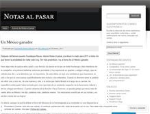 Tablet Screenshot of notasalpasar.wordpress.com