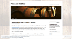 Desktop Screenshot of prichardsdistillery.wordpress.com