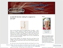 Tablet Screenshot of grandmassoup.wordpress.com