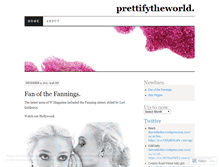 Tablet Screenshot of prettifytheworld.wordpress.com