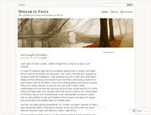 Tablet Screenshot of millaruk.wordpress.com