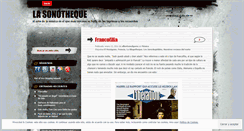 Desktop Screenshot of lasonotheque.wordpress.com
