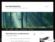 Tablet Screenshot of fleetfootedfox.wordpress.com