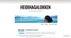Desktop Screenshot of heidihagalokken.wordpress.com